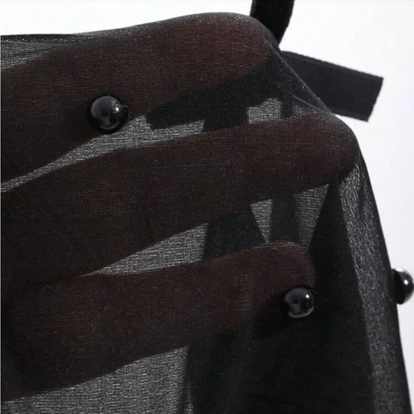 Black bow tights - Picture 3 of 3